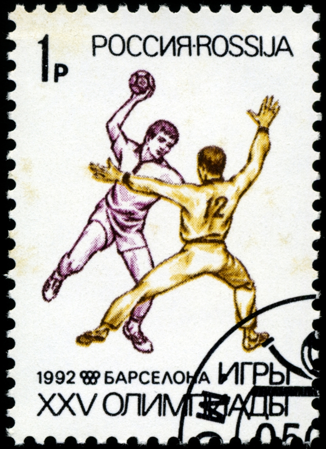 Olympic-themed Postage Stamps